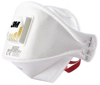 Защитная маска 3M Aura 9332 класс защиты 3 FFP3 NR D, 1 шт
